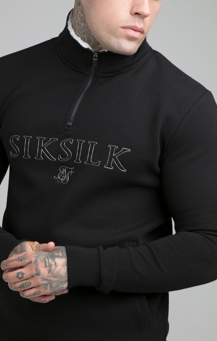 Black Borg Quarter Zip Top (1)
