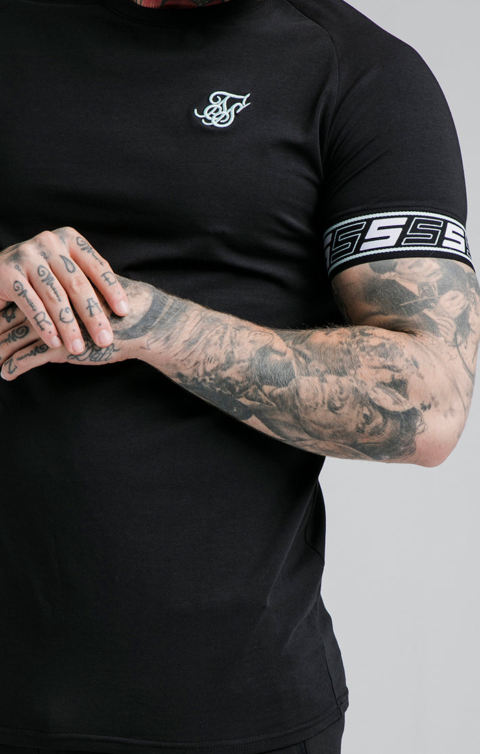 SikSilk S S Exhibit Tech Tee Black