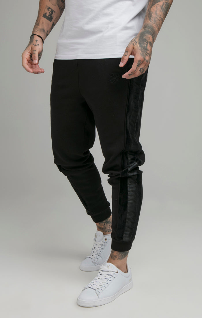 Black Opulent Taped Cuffed Pant