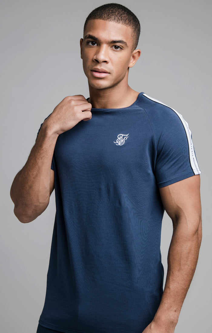 Load image into Gallery viewer, Navy Muscle Fit T-Shirt