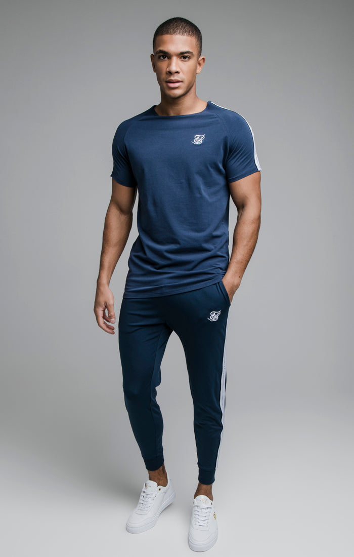 Navy Muscle Fit T-Shirt (1)