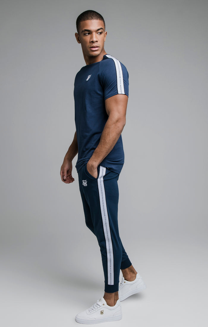 Navy Muscle Fit T-Shirt (2)