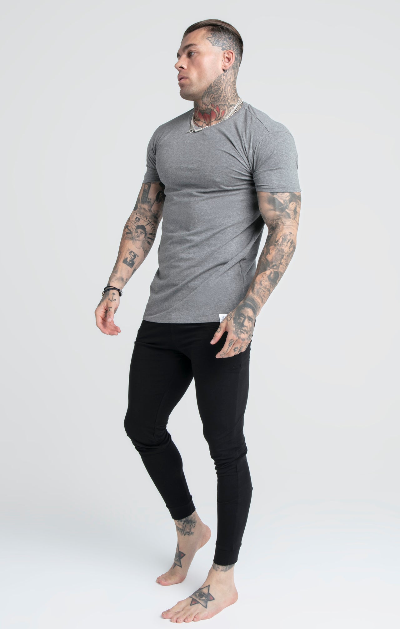 Black And Grey Marl T-Shirt (Pack Of 2) (5)