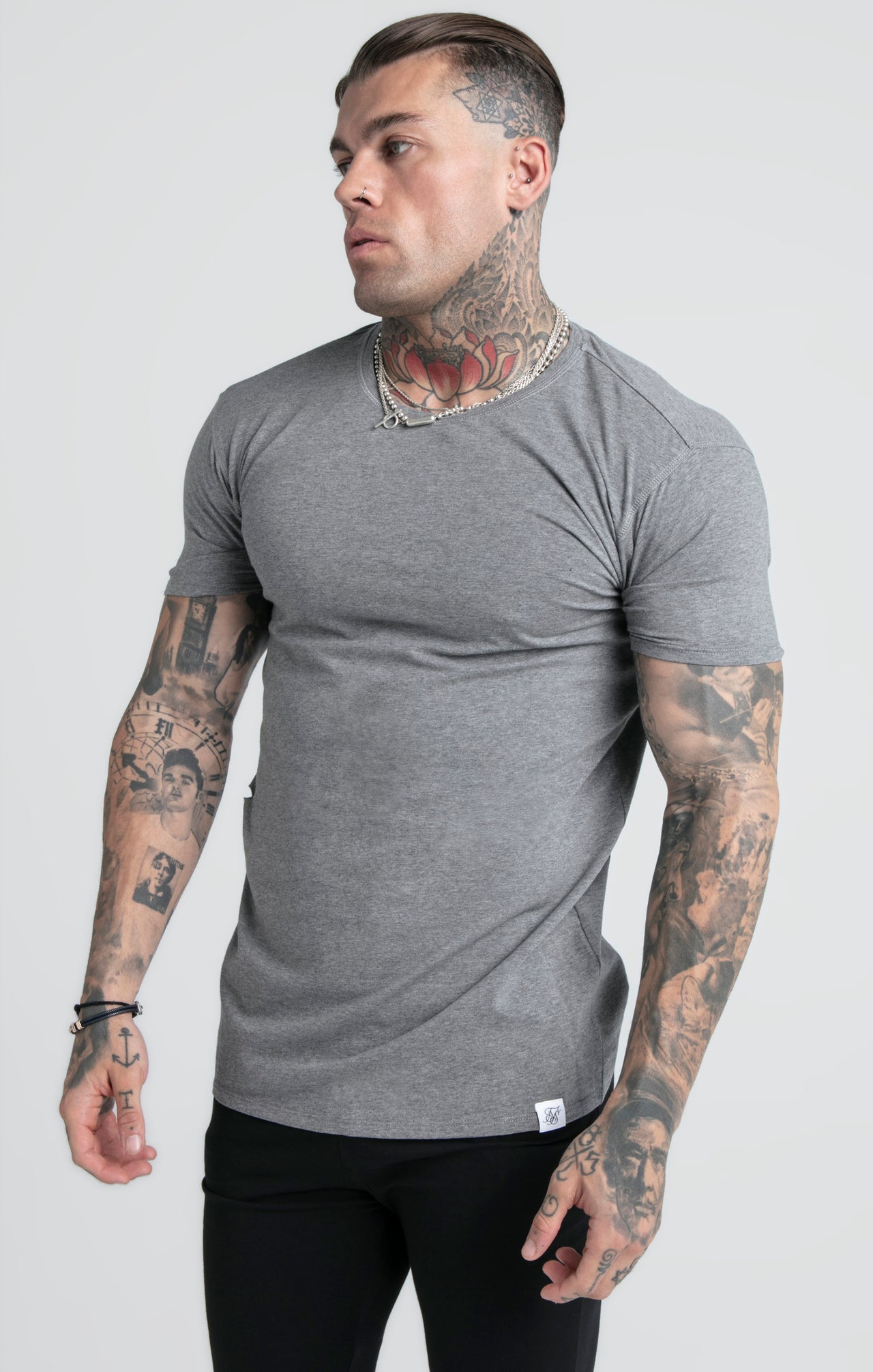 Black And Grey Marl T-Shirt (Pack Of 2) (1)