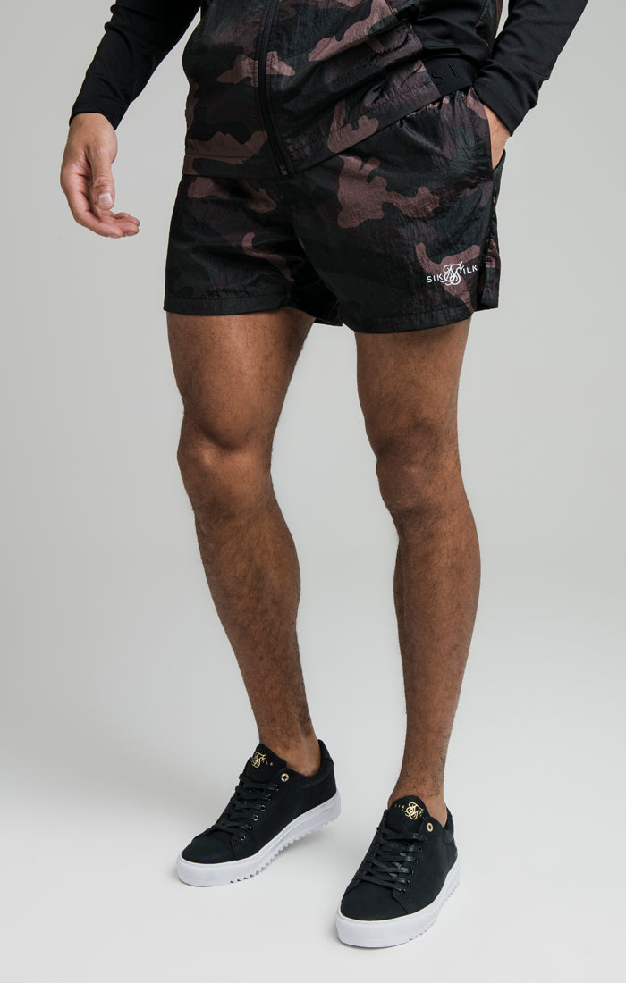 Camo Crushed Nylon Swim Short