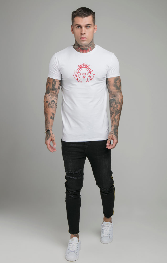 White Embroidered T-Shirt (2)