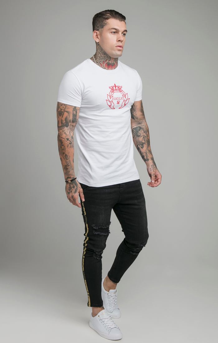 White Embroidered T-Shirt (4)