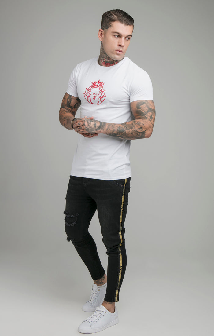White Embroidered T-Shirt (5)