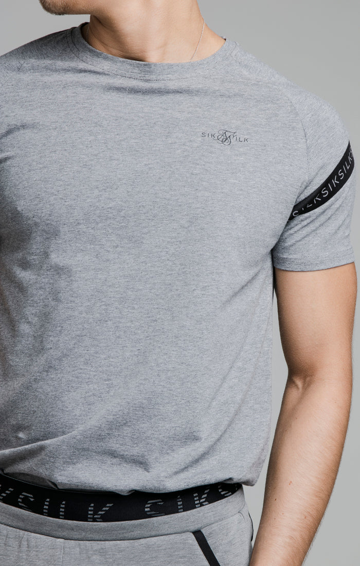 Grey Marl Muscle Fit T-Shirt (1)