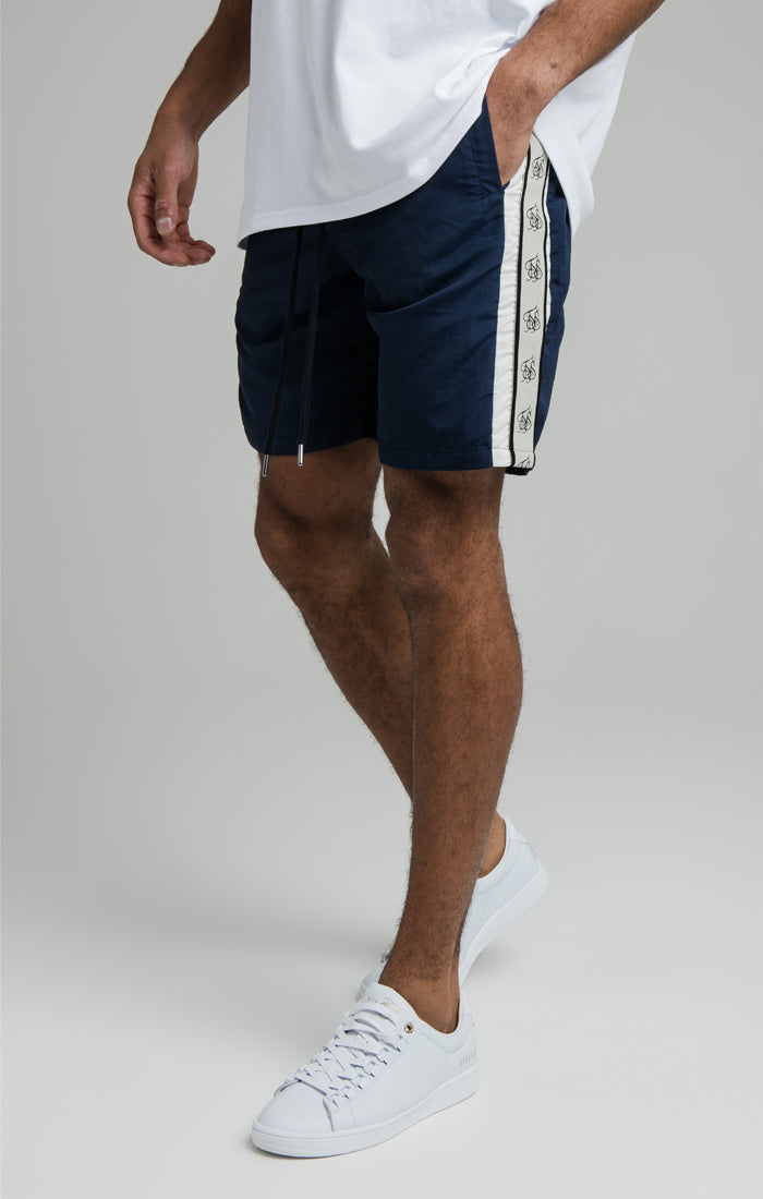 Navy Cali Tape Short
