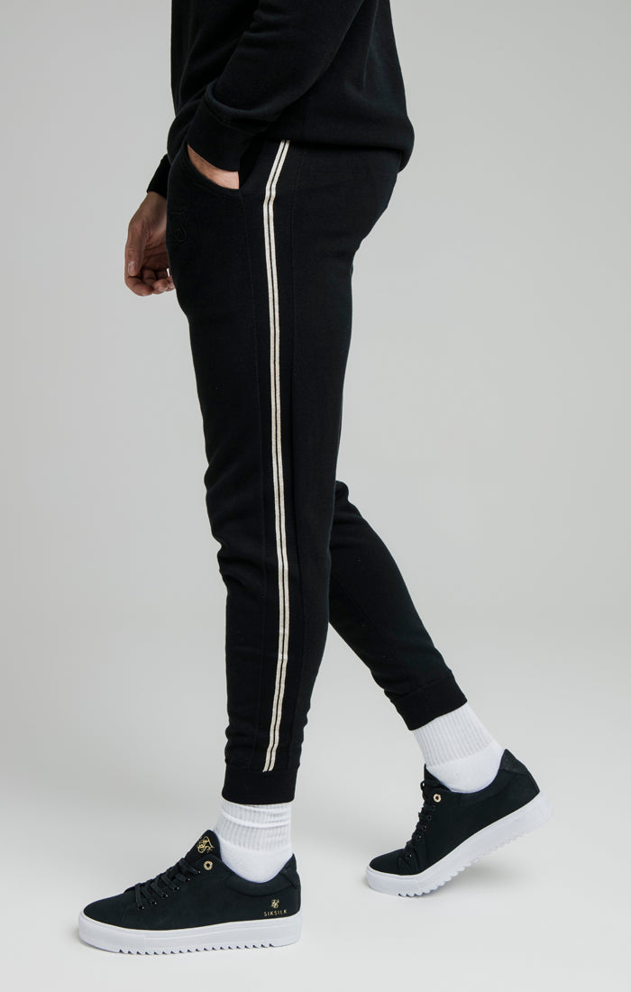 Black Infinity Panelled Pant (1)