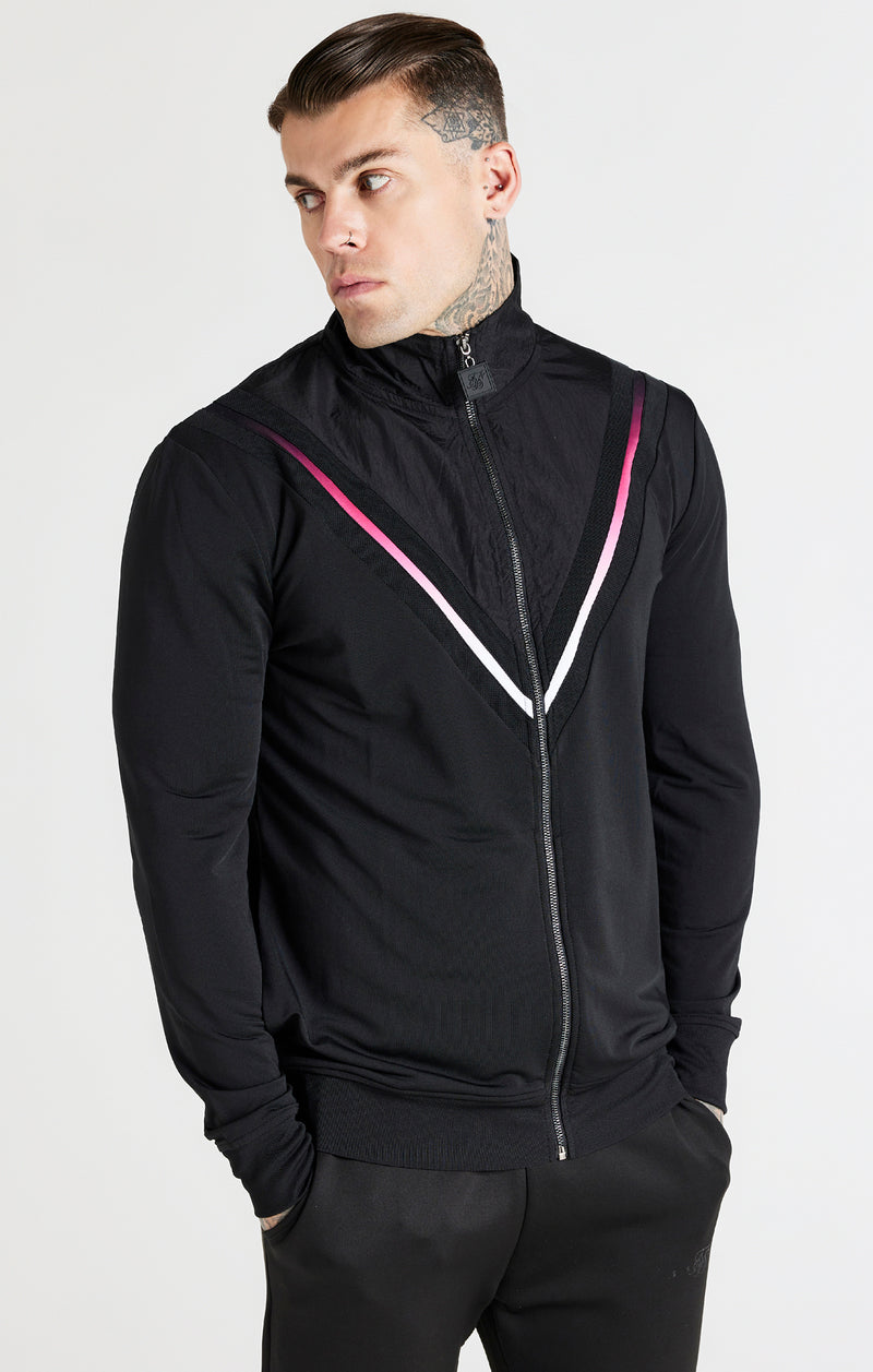 Black Fade Quarter Zip Funnel