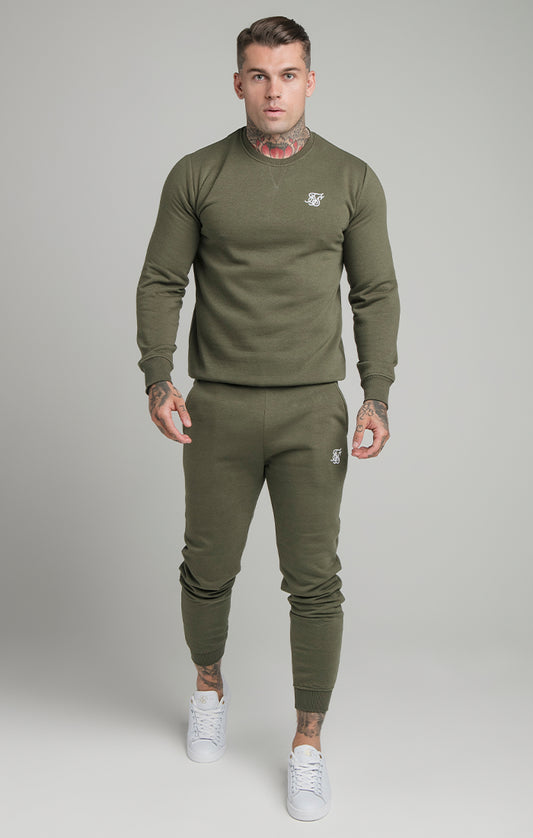 Khaki Essential Crew Sweatshirt