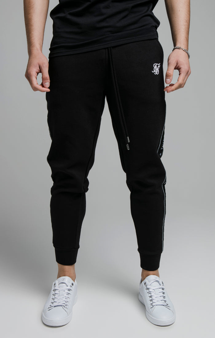 Black Fusion Tape Cuffed Pant