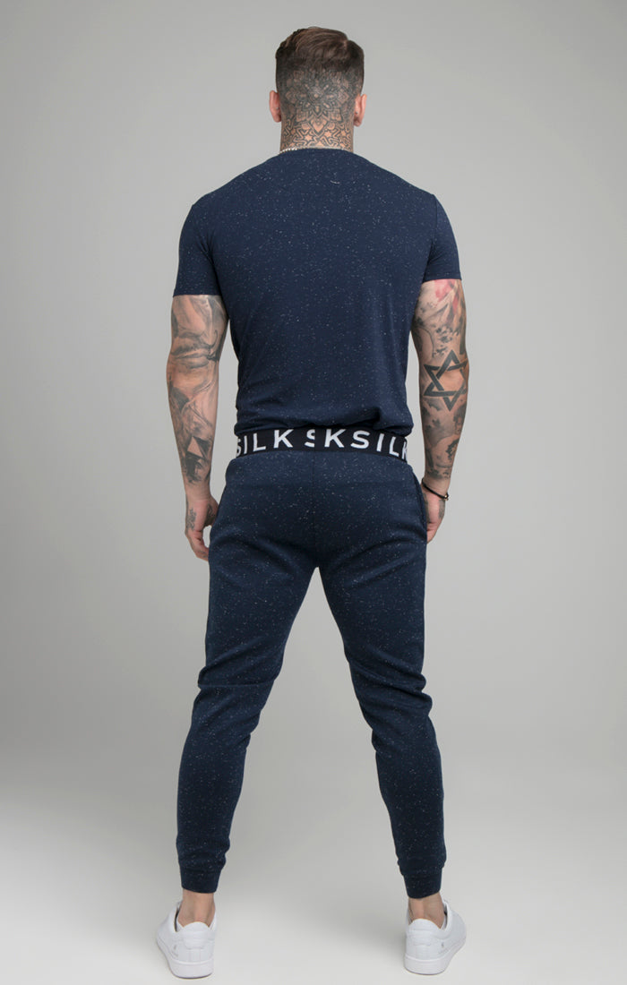 SikSilk S & S Neps Gym Tee - Navy (3)