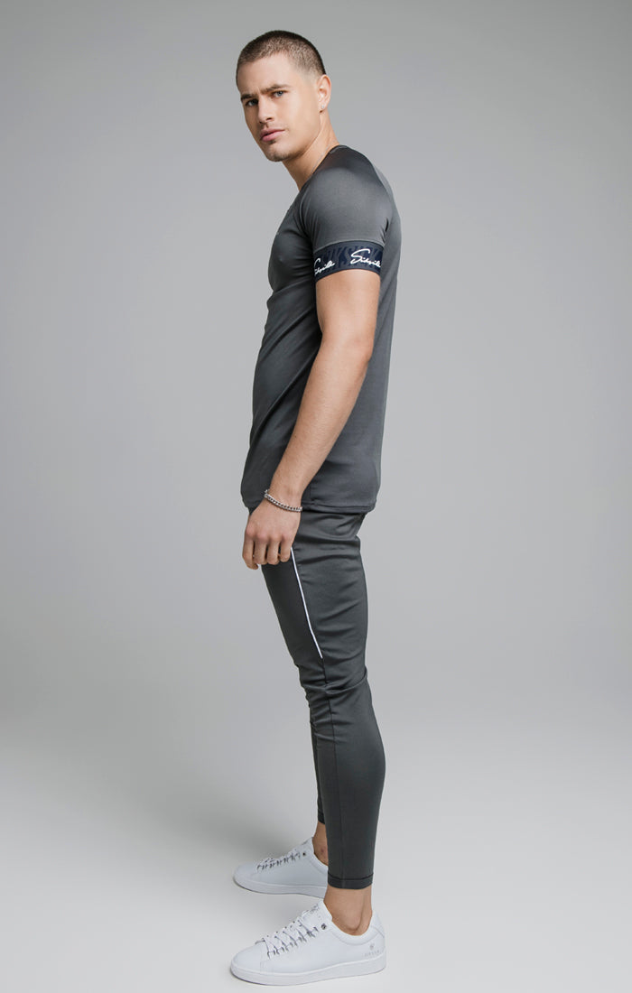 Grey Elastic Cuff T-Shirt (3)