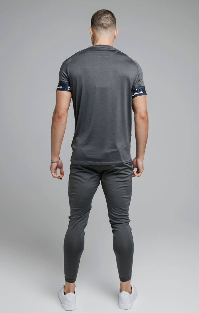 Grey Elastic Cuff T-Shirt (4)