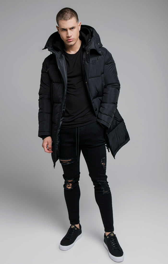 Black Elongated Parker