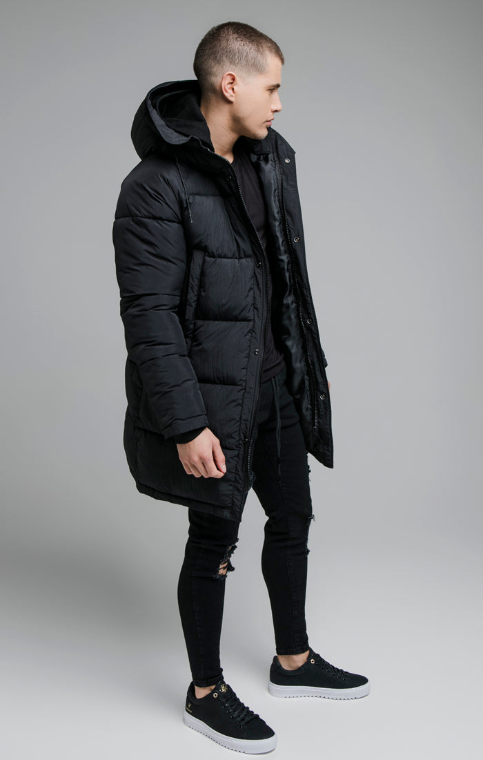 Black Elongated Parker (1)