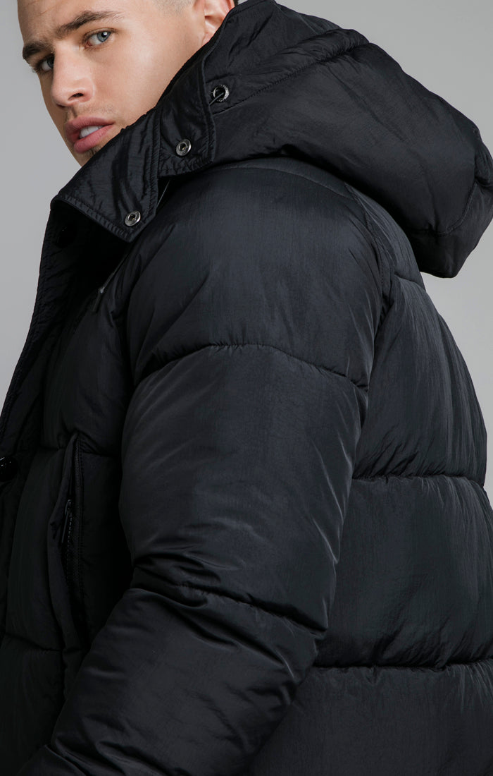 Load image into Gallery viewer, Black Elongated Parker (4)