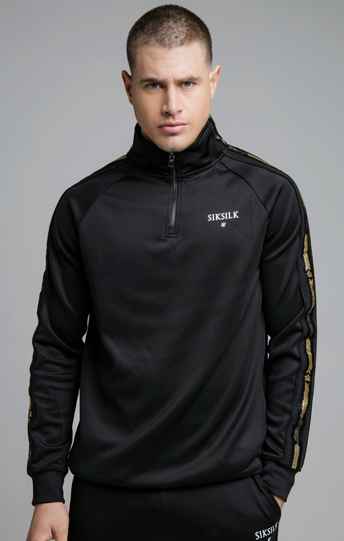 Black Crown Quarter Zip Overhead