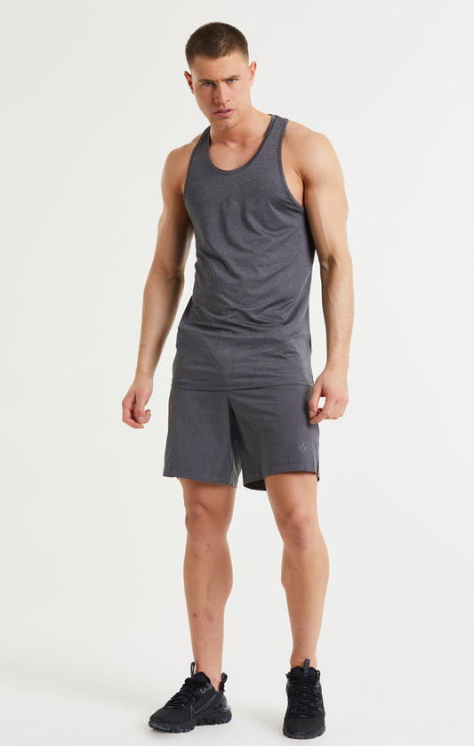 SikSilk Pressure Vest - Charcoal Marl
