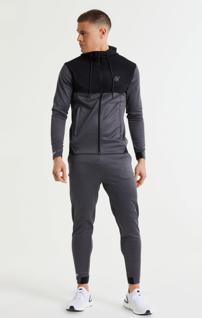 SikSilk Rapid FZ Hoodie - Charcoal Marl (3)