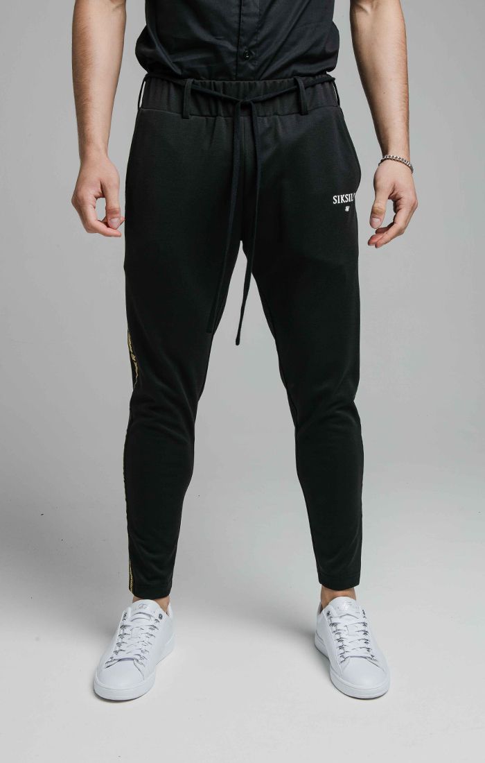 Black Fitted Smart Pant