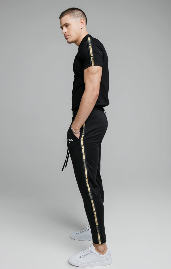 Black Taped Polo Shirt (1)