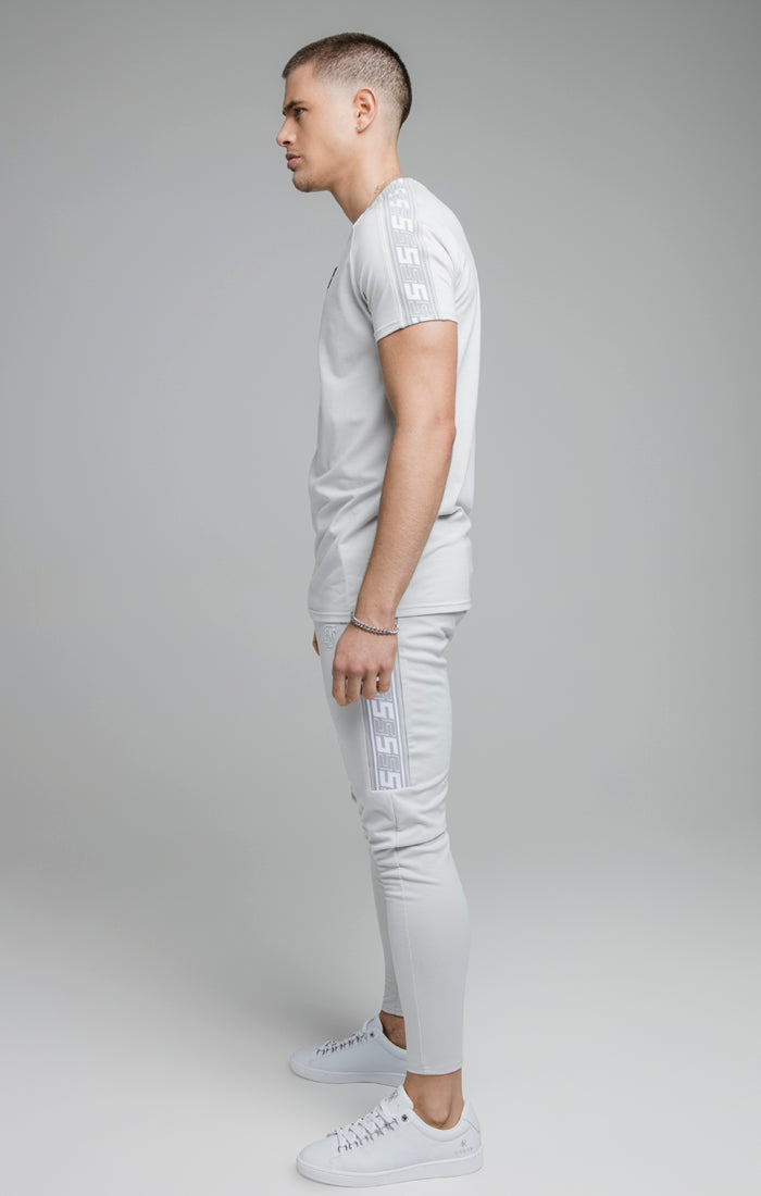 Grey Raglan Muscle Fit T-Shirt (1)