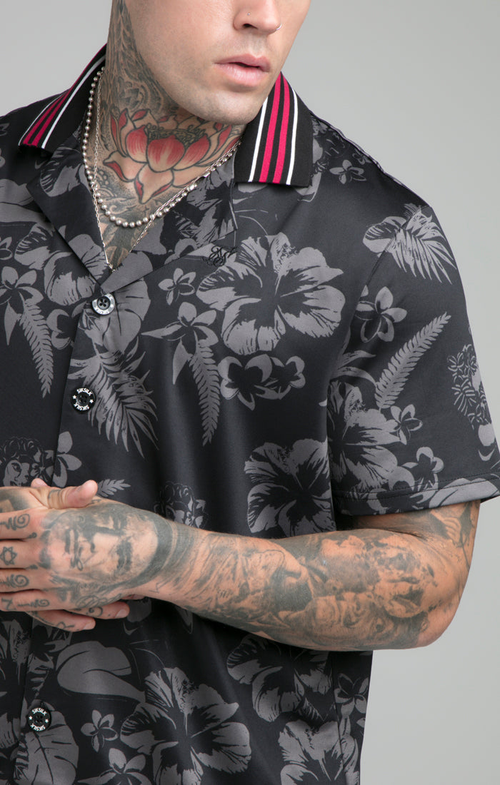 Black Hawaii Resort Shirt (1)