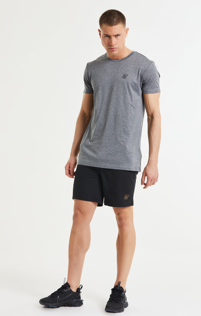 SikSilk Core Poly Tee - Grey Grindle (3)