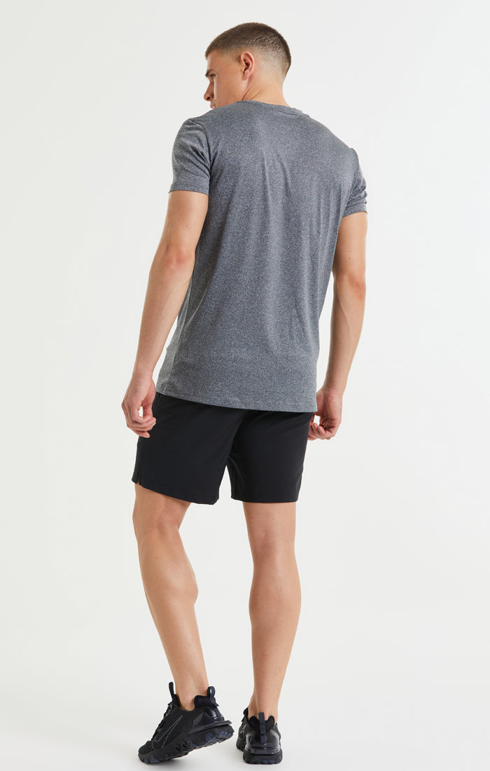 SikSilk Core Poly Tee - Grey Grindle (4)