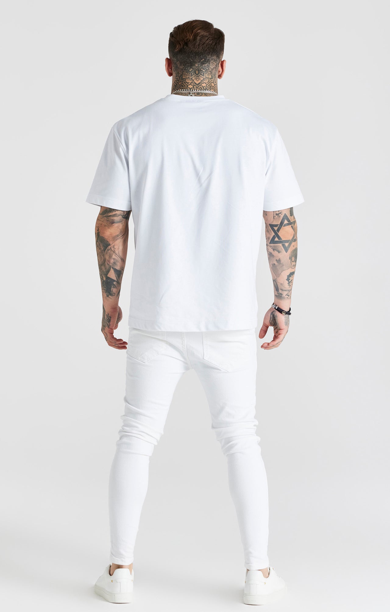 White Essential Distressed Skinny Jean (4)