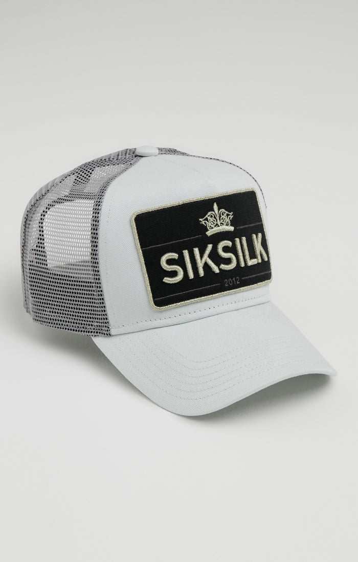 SikSilk Crown Patch Trucker - Grey