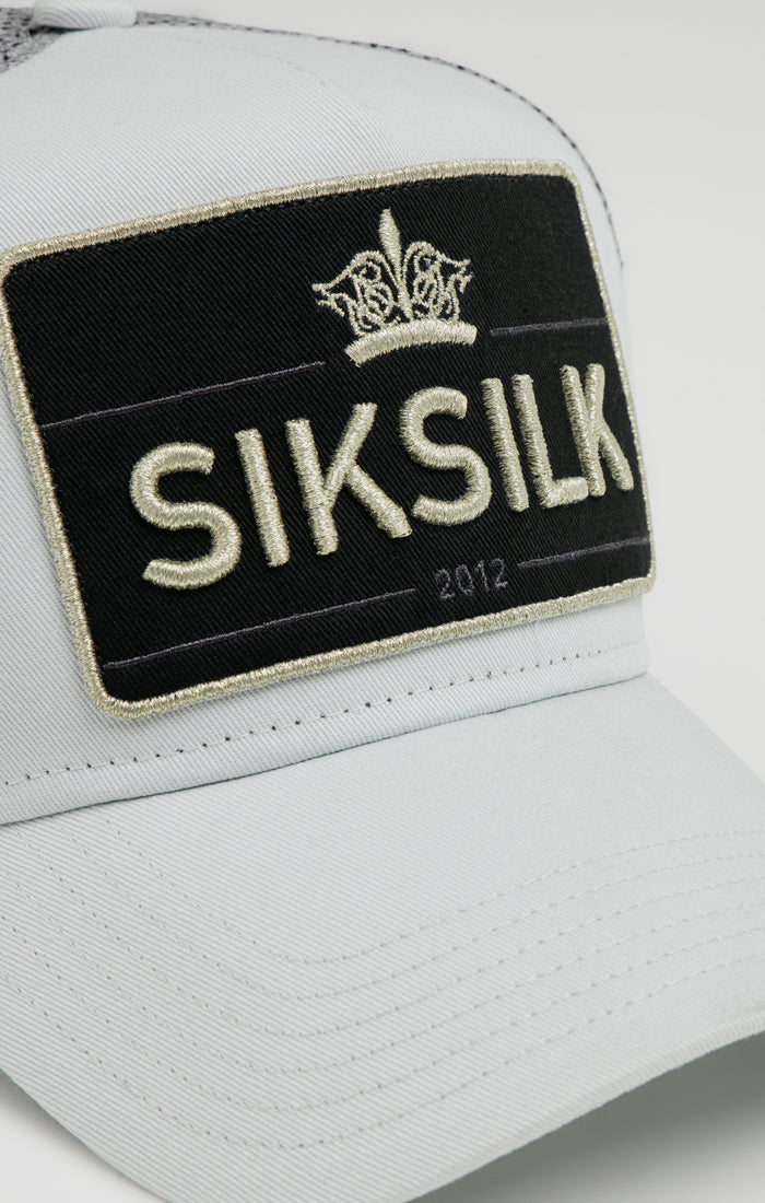 SikSilk Crown Patch Trucker - Grey (3)