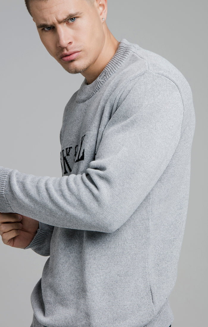 Grey Knitted Sweatshirt (3)