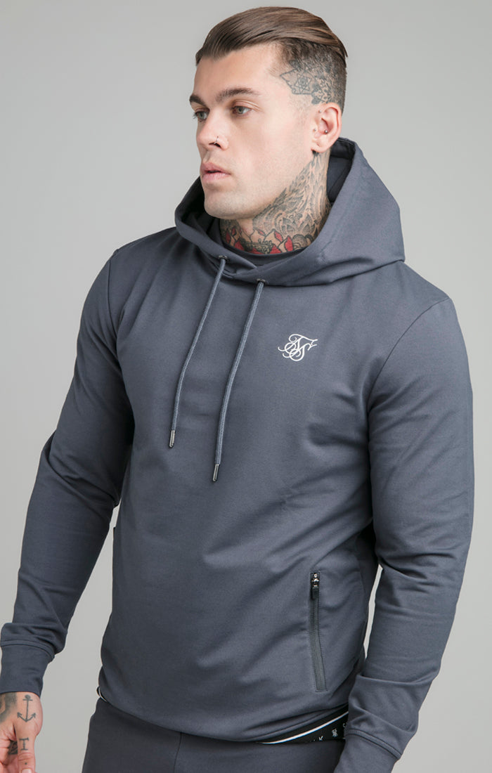 Navy Active Tape Overhead Hoodie