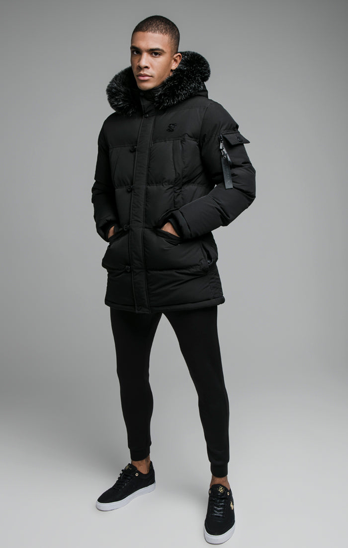 Black Puff Parka