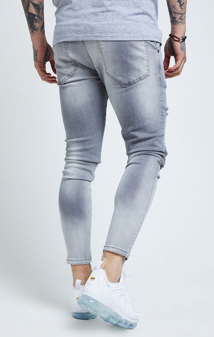 Grey Essential Distressed Skinny Jean (2)