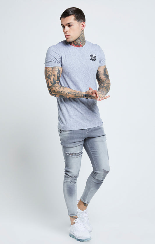Grey Essential Distressed Skinny Jean