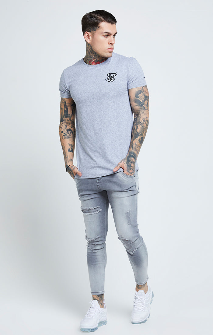 Grey Essential Distressed Skinny Jean (4)