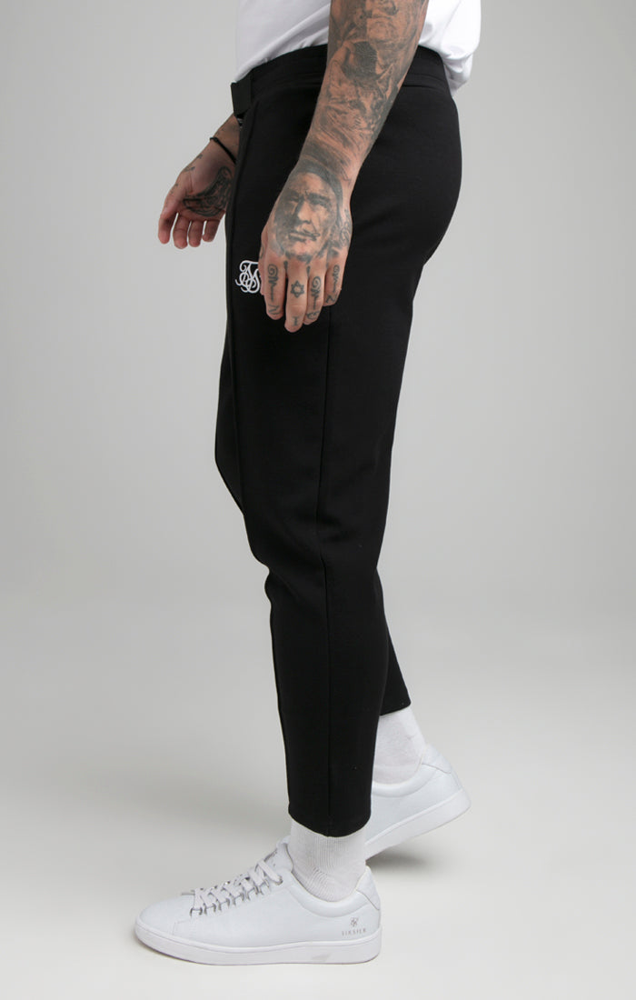 Black Elasticated Waist Pant (1)
