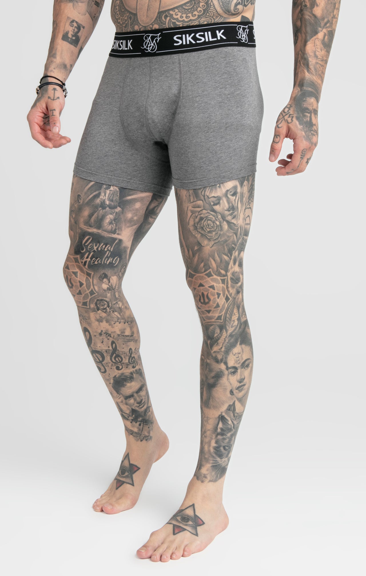Grey Pack Of 3 Boxers (6)