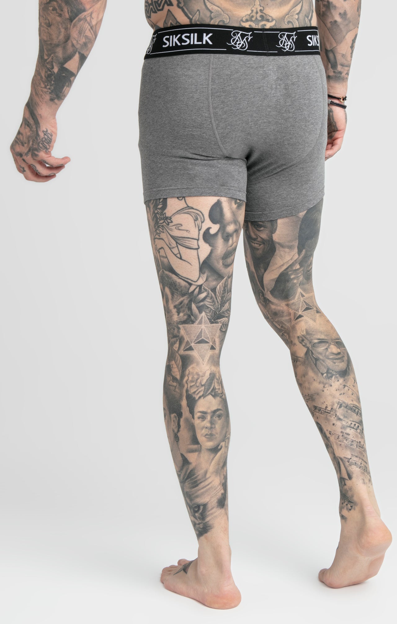 Grey Pack Of 3 Boxers (7)