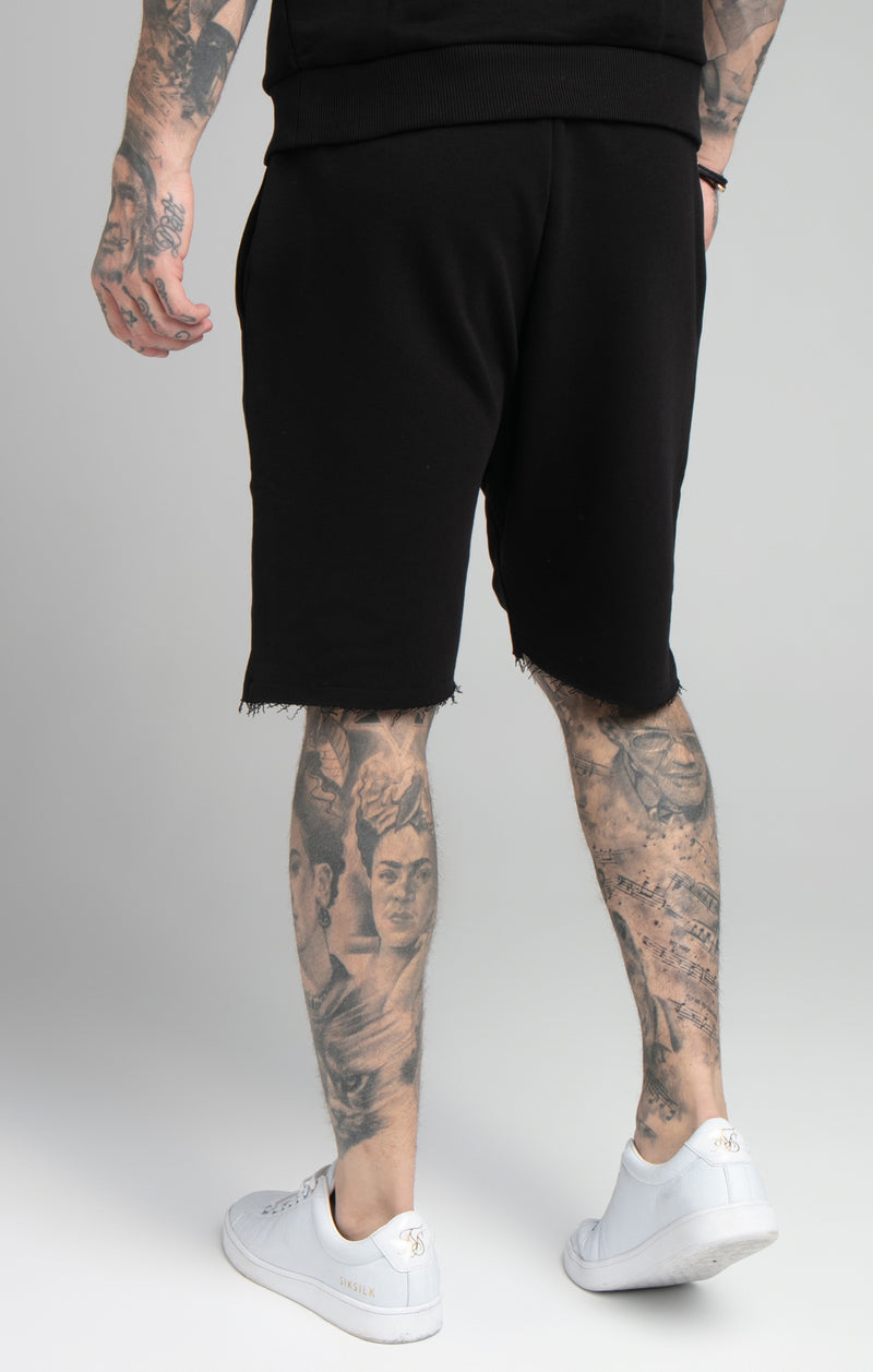 Black Relaxed Crew Short (1)