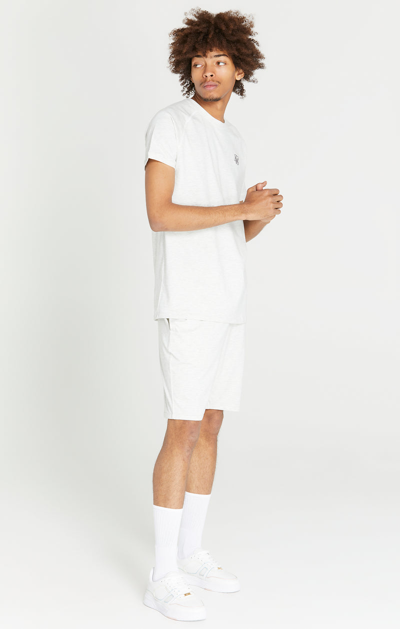 Grey Short And T-Shirt Twin Set