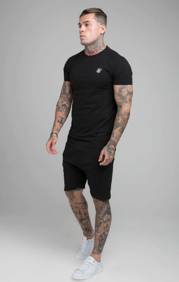 Load image into Gallery viewer, Black Short And T-Shirt Twin Set (1)