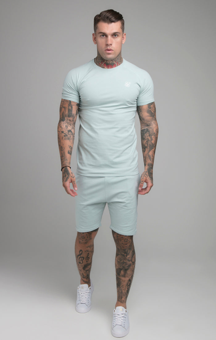 Aqua T-Shirt And Short Twin Set (1)