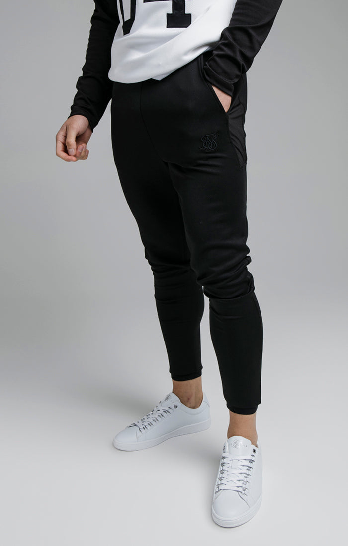 Black Retro Sport Scope Pant